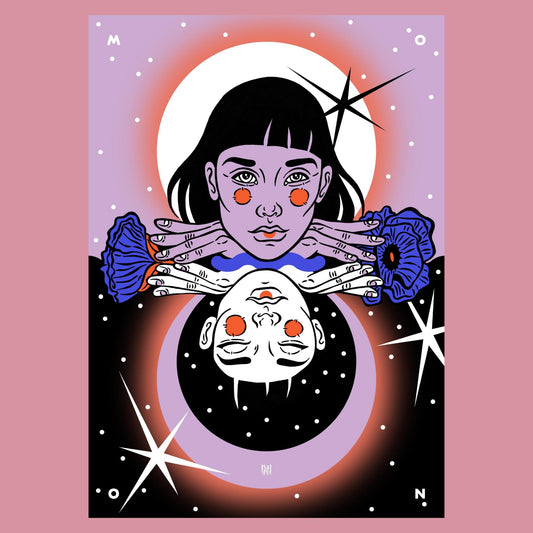 SAFU / Sarah Furrer - Plakat "The Moon"