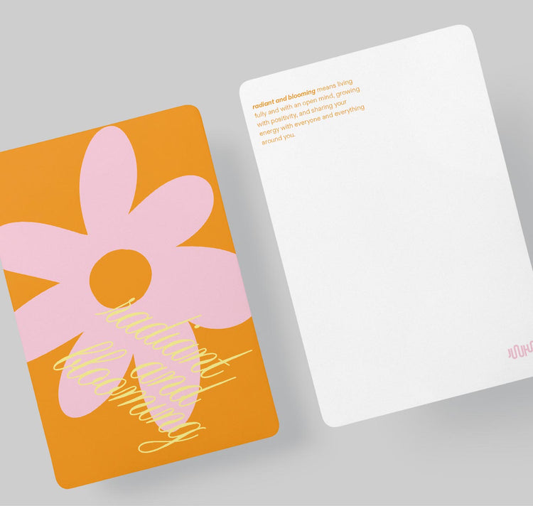 Juuhulia - Karte "radiant and blooming"