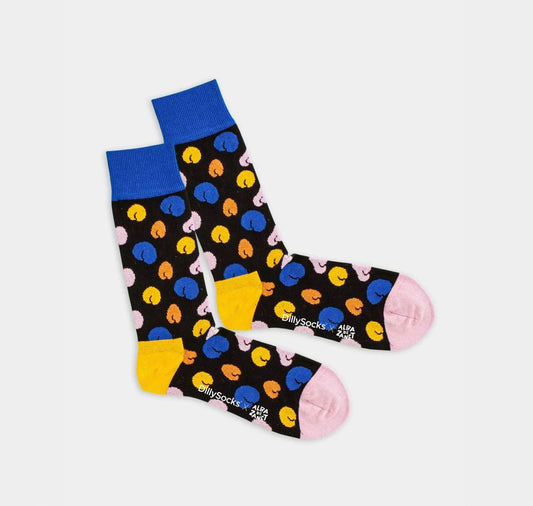Alba De Zanet x Dilly Socks - Socks "All Butts are Bootyful"