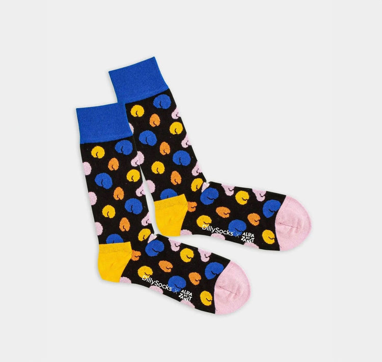 Alba De Zanet x Dilly Socks - Socks "All Butts are Bootyful"