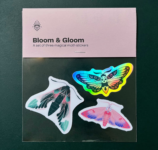 Sandra Staub - Stickerset "Moth"