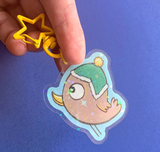 Rina Jost - key ring "Wintervogel"