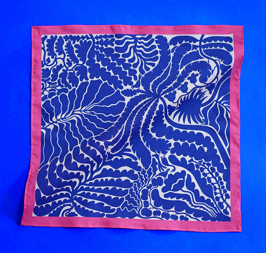 Anna-Lisa Schneeberger - Stofftuch “Dschungel” (rosa)
