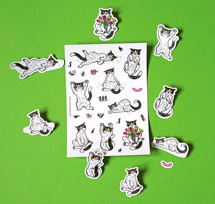 Anna-Lisa Schneeberger - Stickersheet „Büsis“