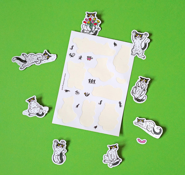 Anna-Lisa Schneeberger - Stickersheet „Büsis“