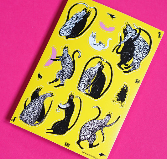 Anna-Lisa Schneeberger - Stickerbogen „Katzen“
