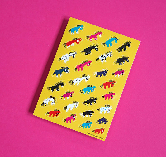 Anna-Lisa Schneeberger - Stickerbogen "Ponies“
