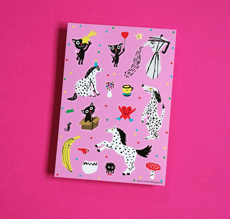 Anna-Lisa Schneeberger - Stickerbogen „Tiny“