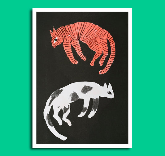 Anna-Lisa Schneeberger - Plakat "Busle" (Neon Orange)