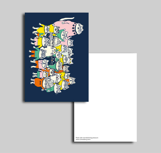 Anna-Lisa Schneeberger - Postkarte "Classe Büsi"