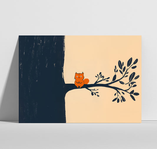 Anna-Lisa Schneeberger - Postkarte "Eichhörnchen"