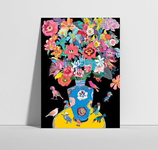 Anna-Lisa Schneeberger - Postkarte "Flowers"