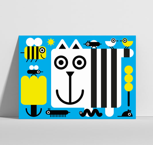 Anna-Lisa Schneeberger - Postkarte "Hi"