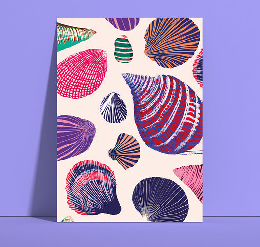 Anna-Lisa Schneeberger - Postkarte "Muscheln"