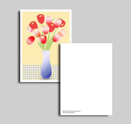 Anna-Lisa Schneeberger - Postkarte "Blumenstrauss April"