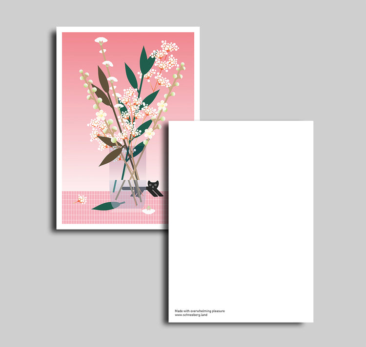 Anna-Lisa Schneeberger - Postkarte "Blumenstrauss Februar"