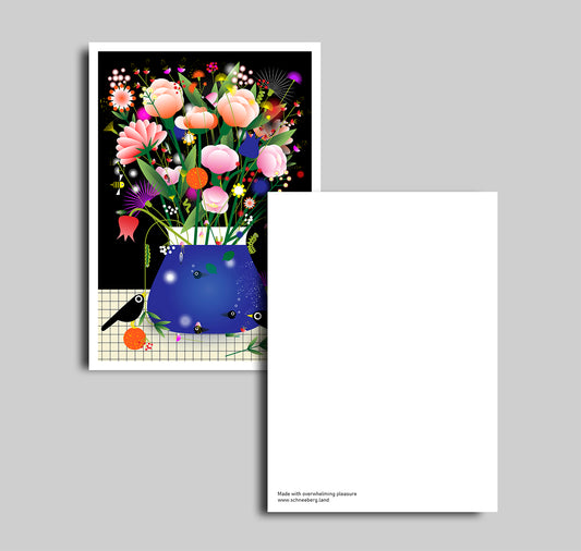 Anna-Lisa Schneeberger - Postkarte "Blumenstrauss Juni"