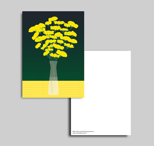 Anna-Lisa Schneeberger - Postkarte "Schafgarben"