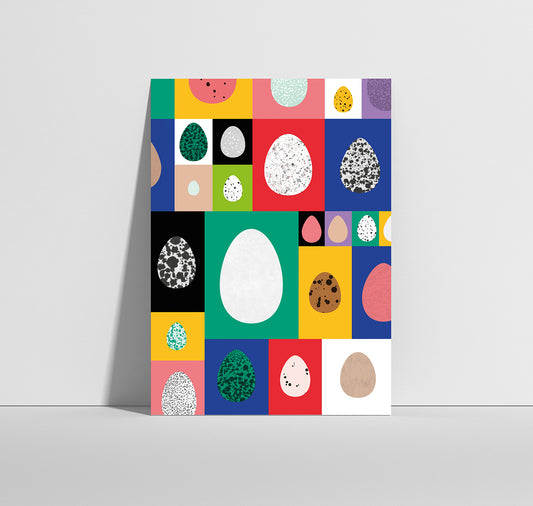 Anna-Lisa Schneeberger - Postkarte "Eier"