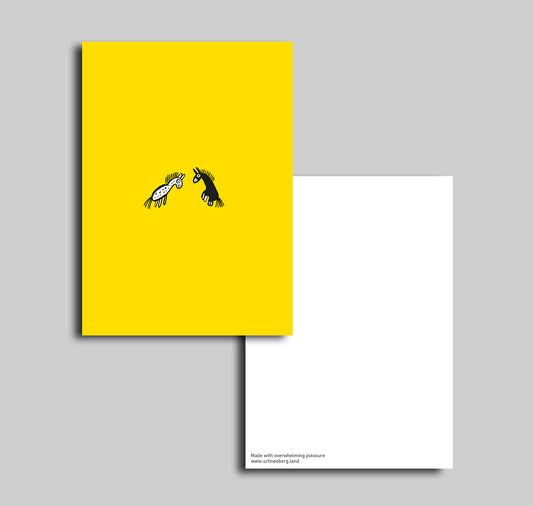 Anna-Lisa Schneeberger - Cartolina "Ciao amica"