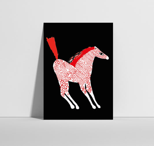 Anna-Lisa Schneeberger - Postkarte "Horse"