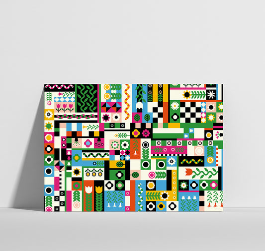 Anna-Lisa Schneeberger - Postkarte "Pattern 3"