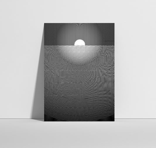 Anna-Lisa Schneeberger - Postkarte "Sunris Moiré"