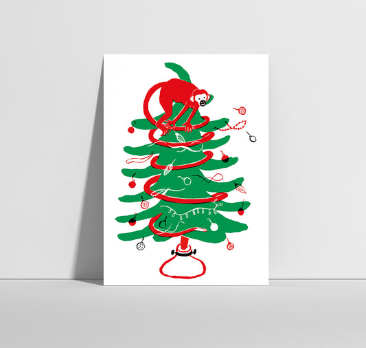 Anna-Lisa Schneeberger - Postkarte "Weihnachtsbaum"