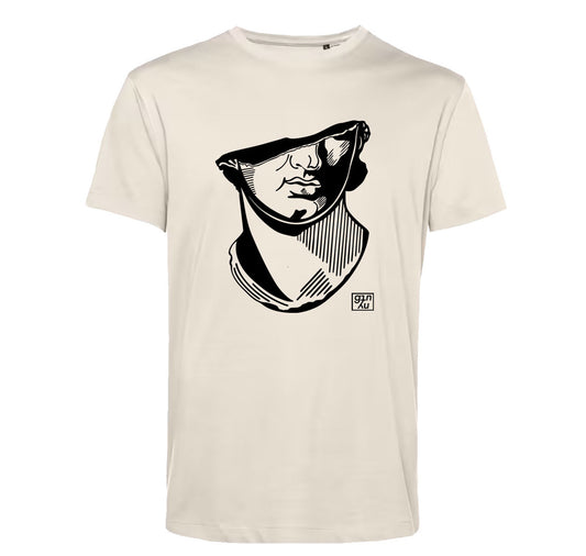 GINNY - Unikat T-Shirt Herren „Statue“ (L)