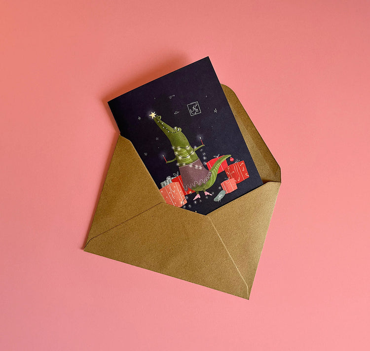 Silja Elsener - Karte "Weihnachtskroki"