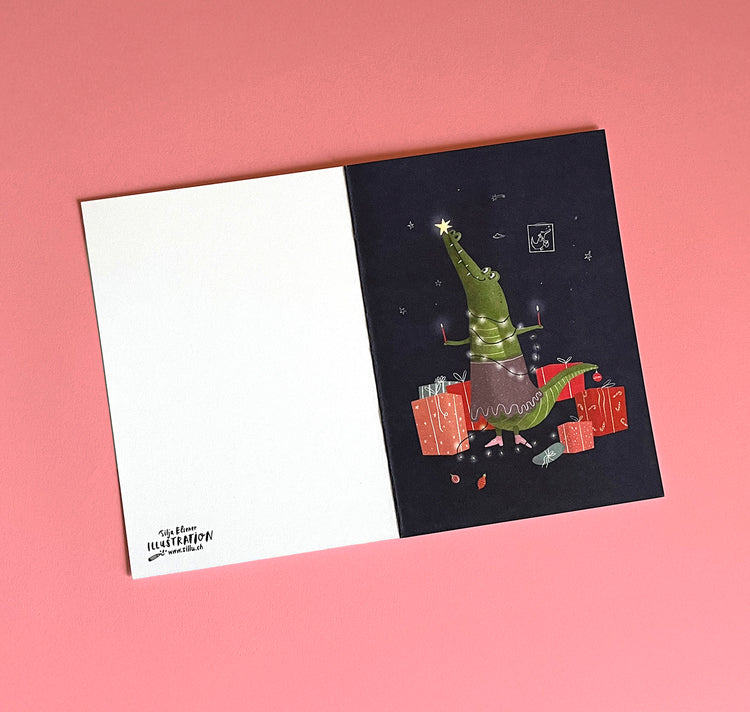 Silja Elsener - Karte "Weihnachtskroki"