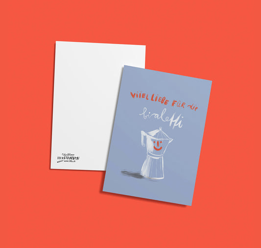 Silja Elsener - Karte "Bialettiliebe"