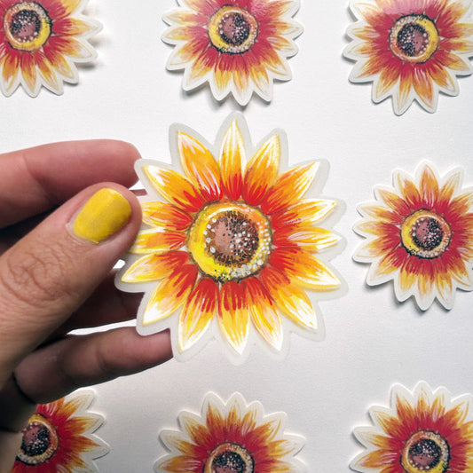 Celine Geser - Sticker "Sonnenblume"