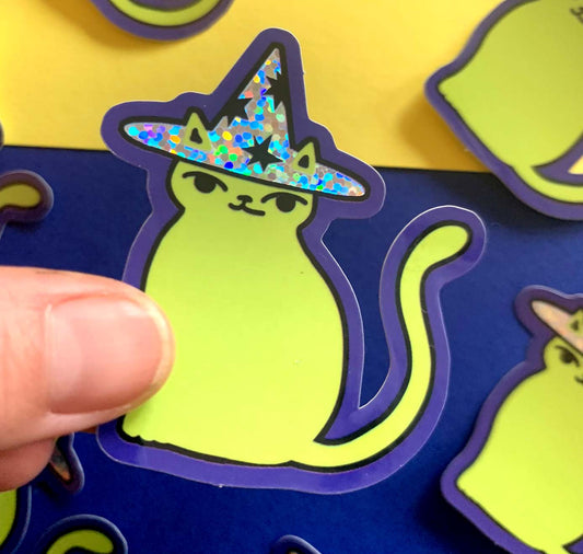 Rina Jost -  Sticker "Sparkly Cat Hat"