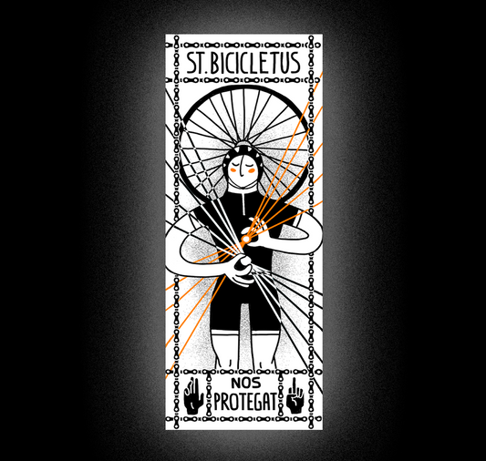 Sarah Rothenberger - Velosticker "St. Bicicletus"