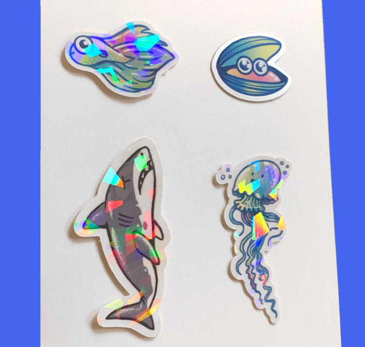 Rina Jost -  Set di adesivi “Sott'acqua”