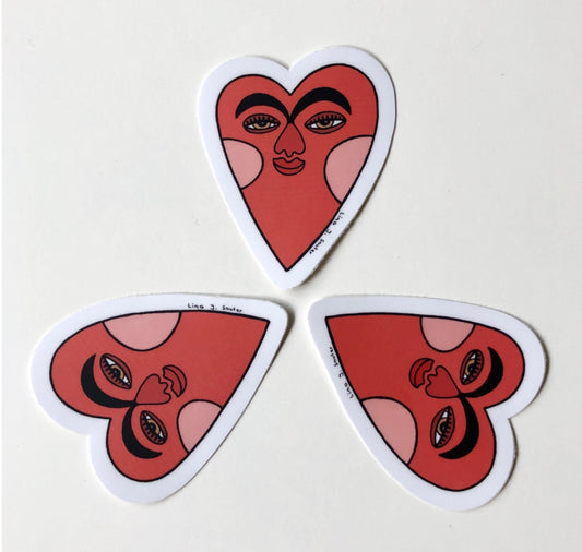 Lina Jule Sauter - Sticker set "spread love"