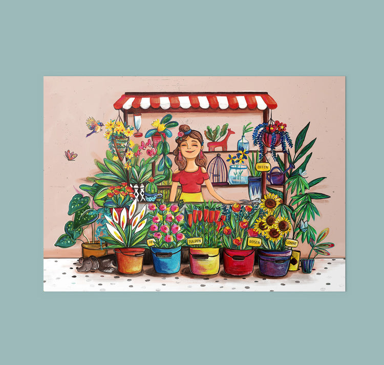 Celine Geser - Sticker "Flowershop"
