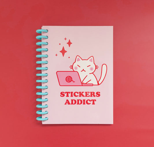Laura LOW - Sticker Album "Working Cat"
