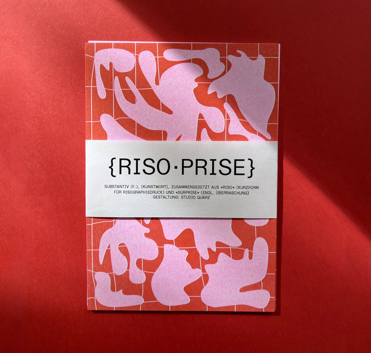 Studio Quarz - Cardset "Riso-Prise" (rot/pink)