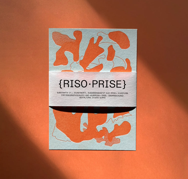 Studio Quarz - Cardset "Riso-Prise" (orange/mint)