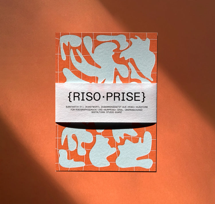 Studio Quarz - Cardset "Riso-Prise" (orange/mint)