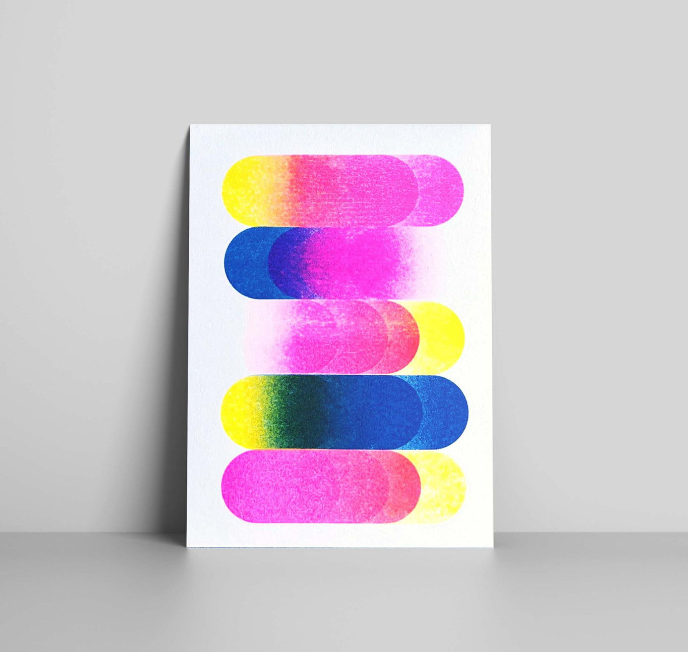 Anne Treichel - Karte "Gradient" (blue)