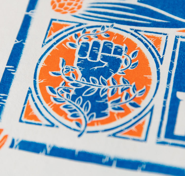 Hyperraumverlag - Poster "Cambiamenti di sistema, non cambiamenti climatici 2"