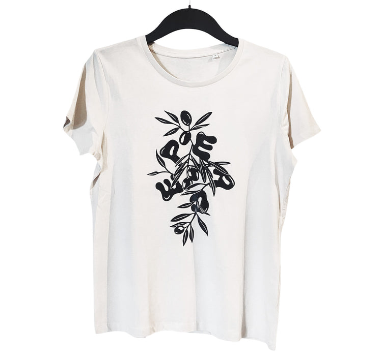 GINNY - Maglietta unica "Olive Branch Peace" Taglia M (donna) 