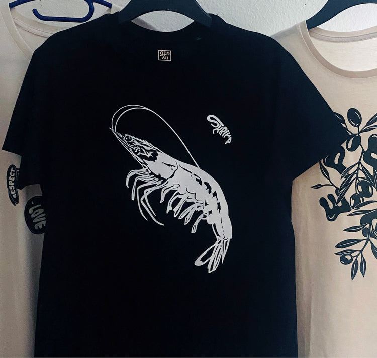 GINNY - Maglietta unica "Gamberetti" (Unisex S) 