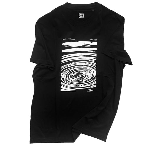 GINNY - Unikat T-Shirt Herren „Der Sog des Lebens“ (M)