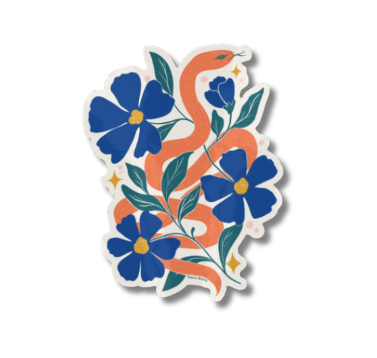 Tania Bisaz - Stickerset "Floral Snake" (3 Stk.)