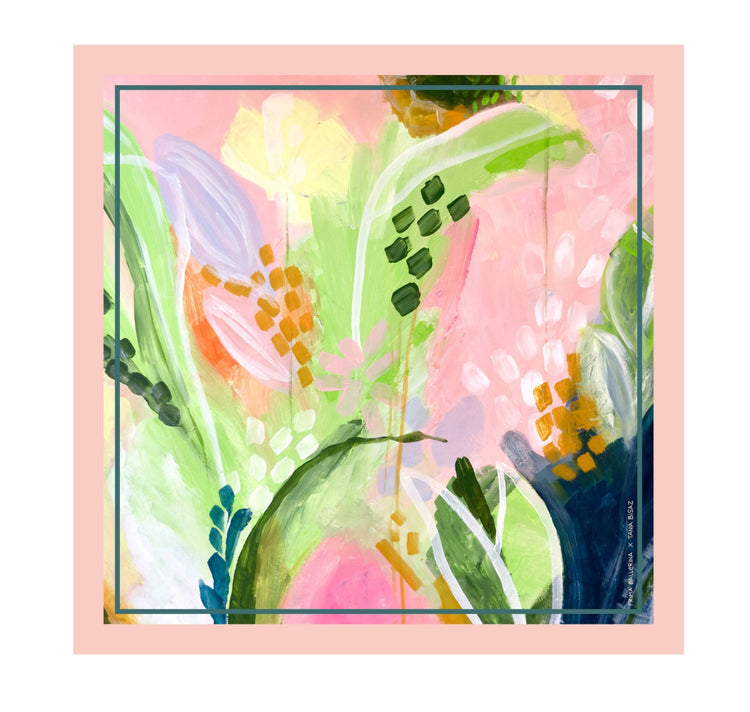 Tania Bisaz - Foulard "Flower Garden"