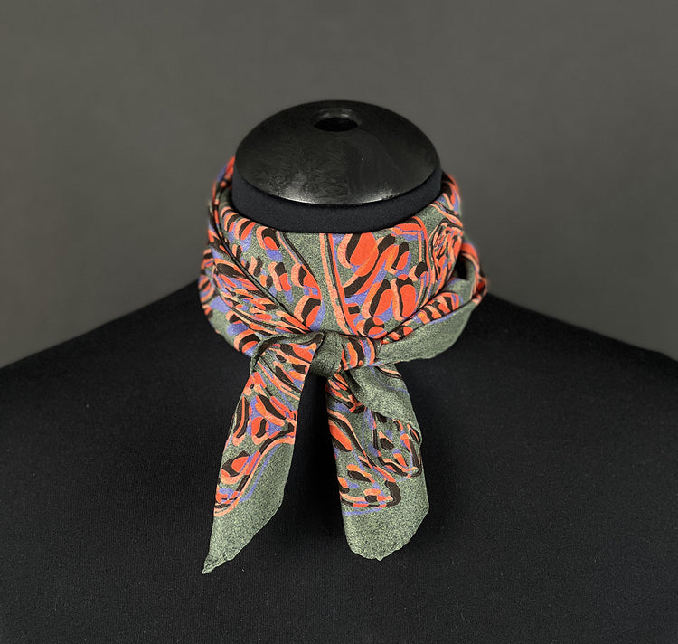 Textilosaurus - Foulard "Dalmatinosaurus" (Rot)